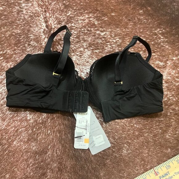 Natori Avail Convertible Contour T-Shirt Bra Black Lace Trim 34DD NWT - Picture 4 of 11